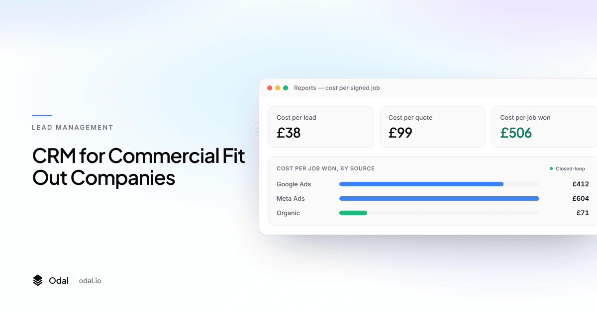CRM for Commercial Fit Out Companies featured image