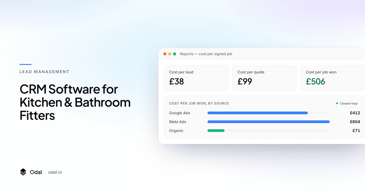 CRM Software for Kitchen & Bathroom Fitters featured image