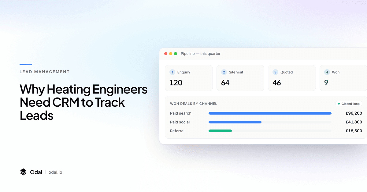 Why Heating Engineers Need CRM to Track Leads featured image
